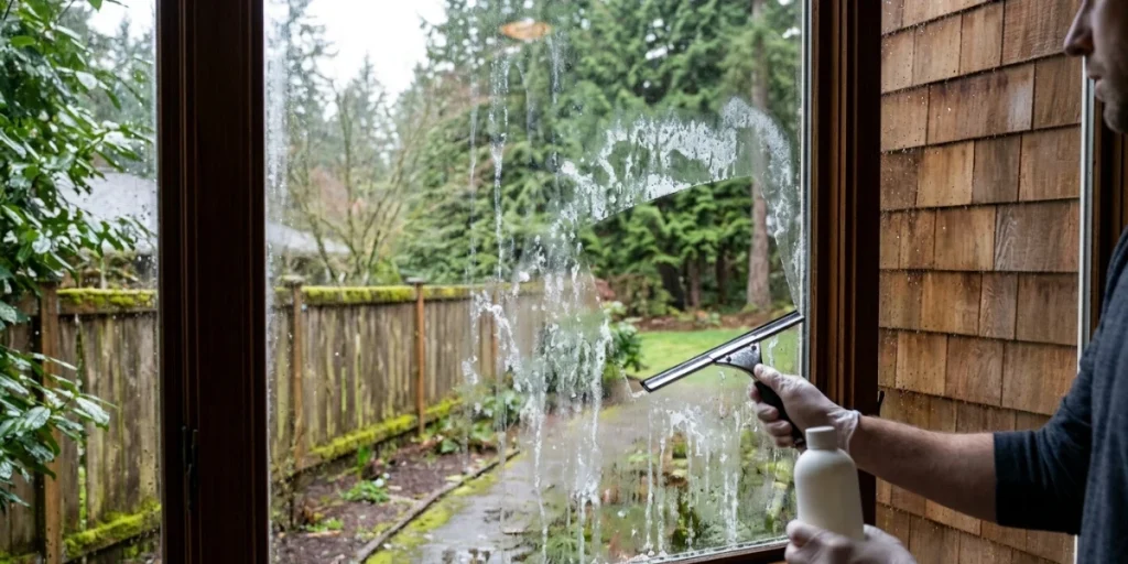 Hard Water Stains on Windows